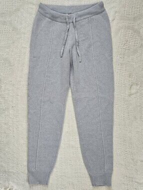 NWT Haven Well Within Light Blue Cashmere Knit Drawstring Lounge Pants Womens S